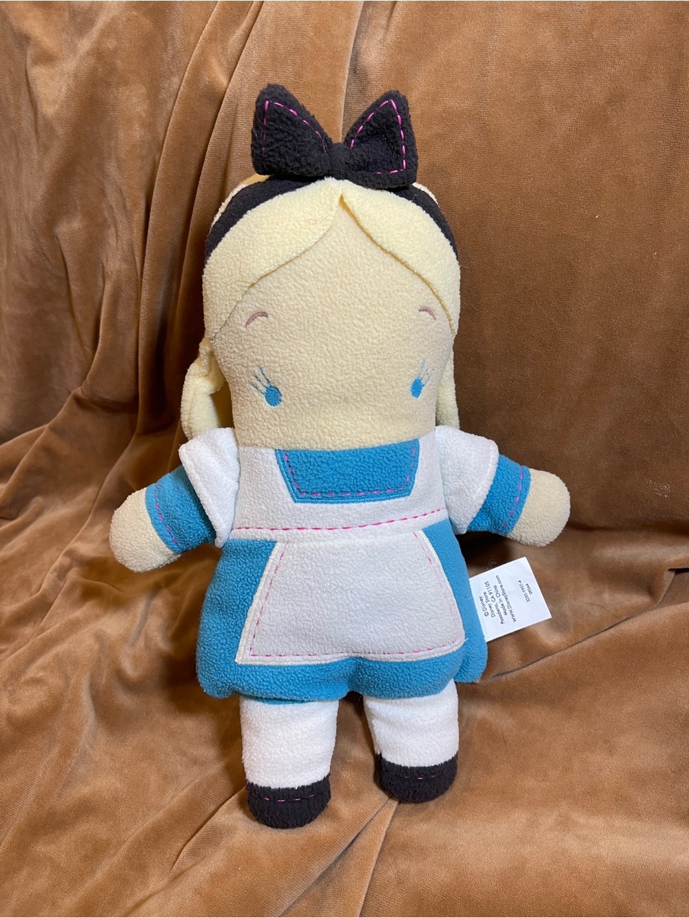 Disney Store Pook-A-Looz Alice 12 Inch Flat Stylized Plush Toy